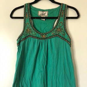 Jack | BB Dakota‎ Turquoise Embellished Tank